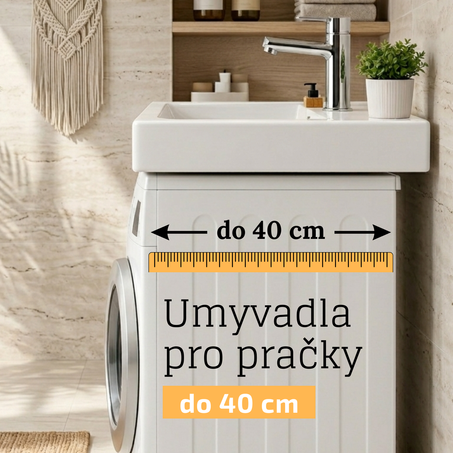 Umyvadla pro pračky do 40 cm